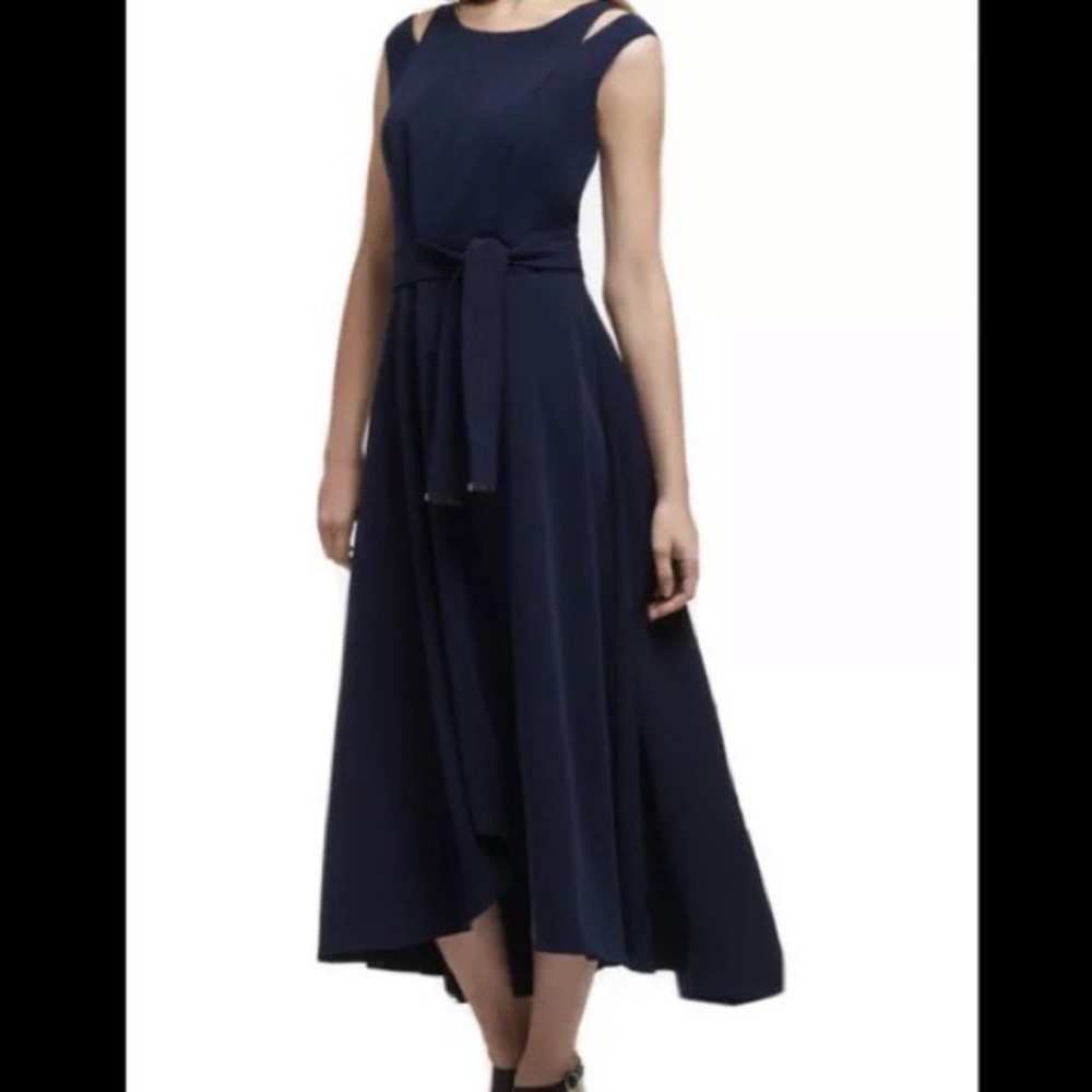DKNY High Low Blue Dress